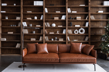 Réalisation d'une magnifique bibliothèque en bois dans un hôtel particulier à Bordeaux